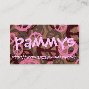 pammys, http://www.zazzle.com/pammys visitenkarte