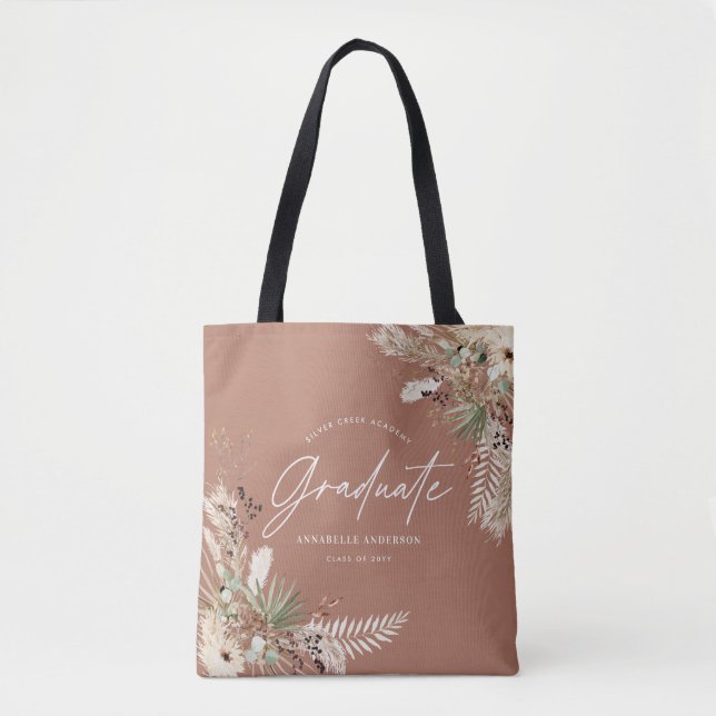 Pampas eucalyptus, eleganter Rost Tasche (Vorderseite)