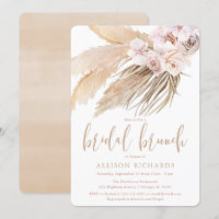 Pampas Gras boho bohemiische Wüste Brautbrunch