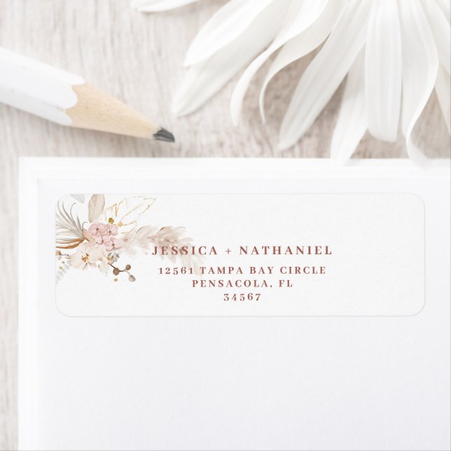 Pampas Gras Boho Floral (Insitu)