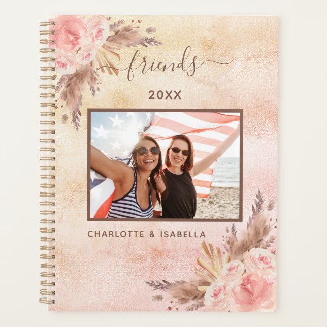 Pampas Gras Rosa Rose Gold Foto 2023 Planer (Vorderseite)