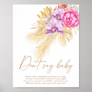Pampas Gras - Sag kein Baby Poster