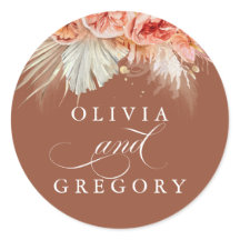 Pampas Grass and Rust Terracotta Blume Elegant