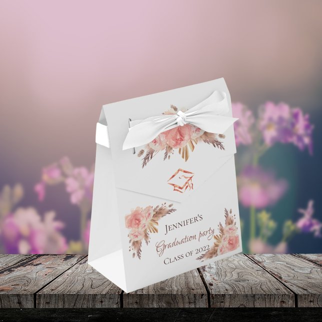 Pampas grass blush pink floral geschenkschachtel (Von Creator hochgeladen)