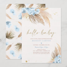 Pampas Grass Bohemisch Tropical Desert Baby Dusche