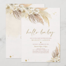 Pampas Grass Bohemisch Tropical Desert Baby Dusche