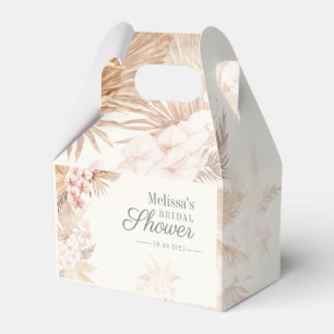 Pampas Grass Boho Brautparty getrocknete Palmen Geschenkschachtel