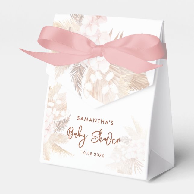 Pampas Grass Boho Danke, Wüste Geschenkschachtel (Vorderseite)