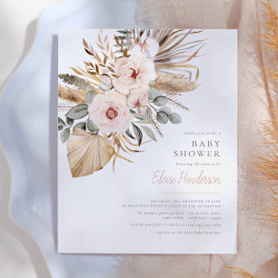 Pampas Grass Boho Desert Budget Girl Baby Dusche