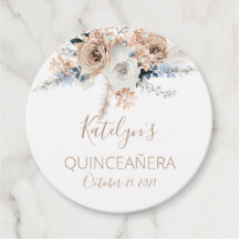 Pampas Grass Boho Quinceañera Gefältags