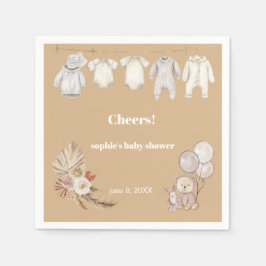 Pampas Grass Boho wir können frühzeitig abwarten B Serviette