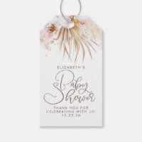 Pampas Grass Floral Boho Kinderdusche Danke Fav