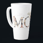 Pampas Grass Floral Tropical Boho Pink Mütter Tag Milchtasse<br><div class="desc">Pampas Grass Floral Tropical Boho Pink Mütter Tag Tasse</div>