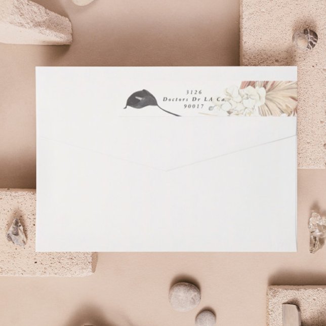 Pampas Grass Floral Tropischer Dschungel Adresse (Von Creator hochgeladen)