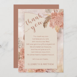 Pampas Grass | Hydrangeas Baby shower Merci