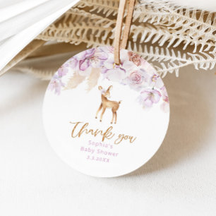 Pampas grass oh ire Babydusche Gefälligkeitsetiket Geschenkanhänger