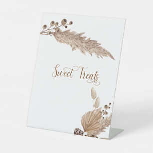 Pampas Grass Sweet Leckereien Unterschreiben Sockelschild