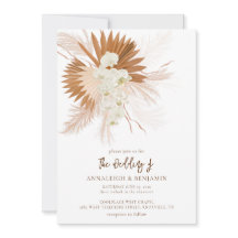 Pampas Grass Terracotta Wedding