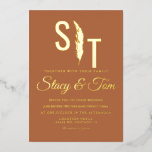 Pampas-Logo Folieneinladung