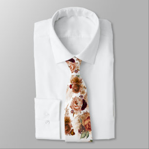 Pampasgras Terrakotta Blumen Elegantes Herbst Krawatte