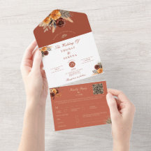 Pampasgras Terrakotta QR Code Herbst Budget