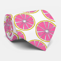 Pamplemousse rose Agrumes Fruit Cravate d'impressi