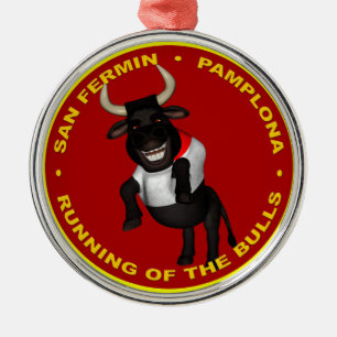 Pamplona - San Fermin Ornament Aus Metall