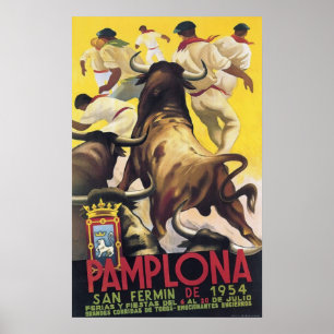 Pamplona San Fermin Poster