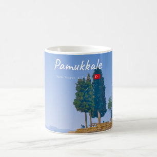 Pamukkale, Türkei - Thermische Becken Kaffeetasse