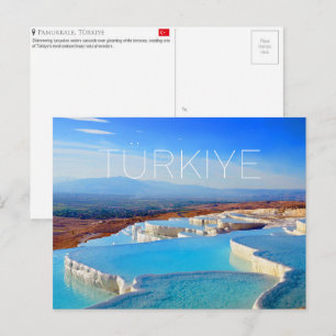 Pamukkale, Turquie Carte Postale de Voyage