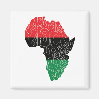 Pan African Flag Black History Montag Art Design Magnet