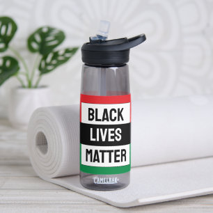 Pan African Flag, Black Lives Materie, Unia Symbol Trinkflasche