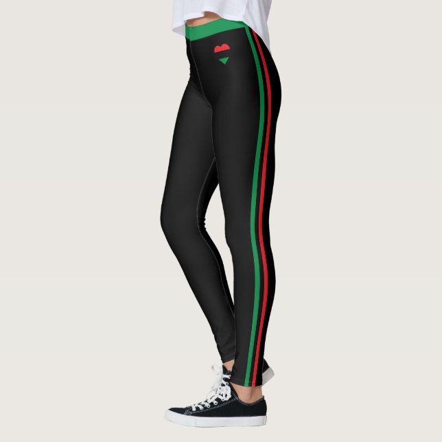 Pan African Flag Fashion & Unia Symbol Leggings (Links)