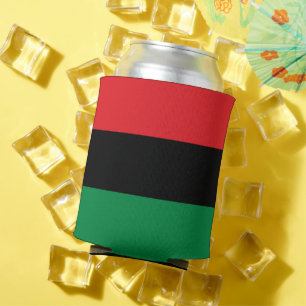 Pan African Flag & Gewerkschaft Symbol / Sportfan Dosenkühler