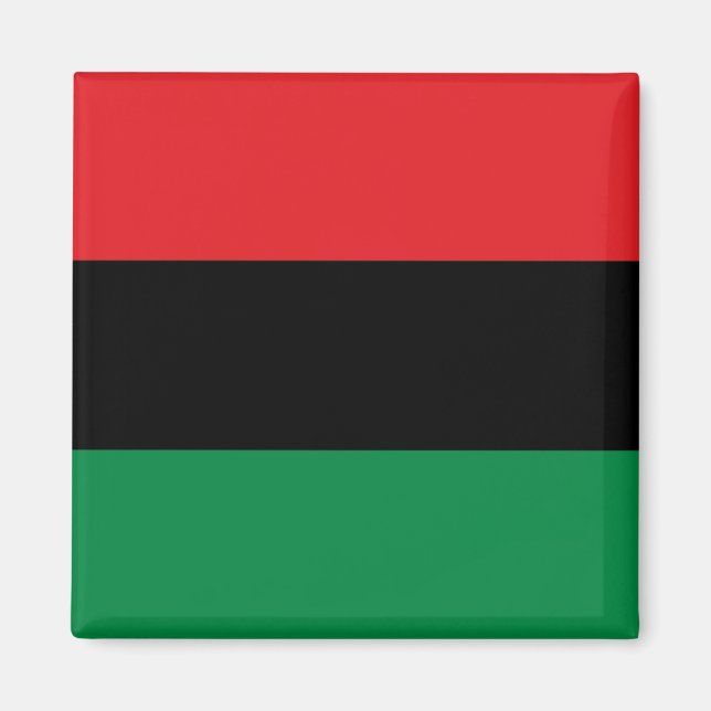Pan African Flag, Happy Kwanzaa Magnet (Vorne)