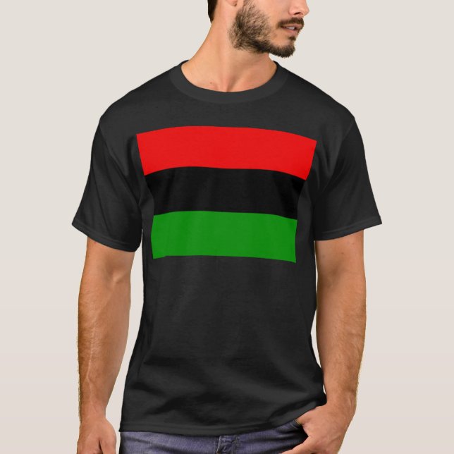 Pan African Flag T - Shirt (Vorderseite)