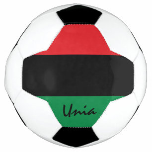 Pan African Flag & UNIA Football / Sport Fußball