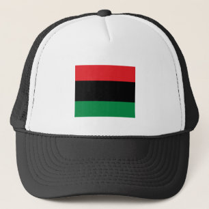 Pan African Flag & Unia Symbol / Sport Fan Truckerkappe