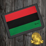 Pan African Flag Wallet, UNIA Symbol / Mode Trifold Geldbörse<br><div class="desc">WALLETS: Pan African Flag Symbol - UNIA / Ein horizontales Triband von rot,  schwarz und grün. Die panafrikanische Flagge - auch bekannt als afroamerikanische Flagge,  schwarze Befreiungsflagge,  UNIA-Flagge. Häufig verwendet mit Black Lives Matter Bewegung.</div>