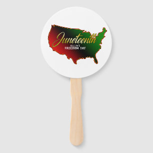 Pan African, Juneteenth Hand Fan Fächer
