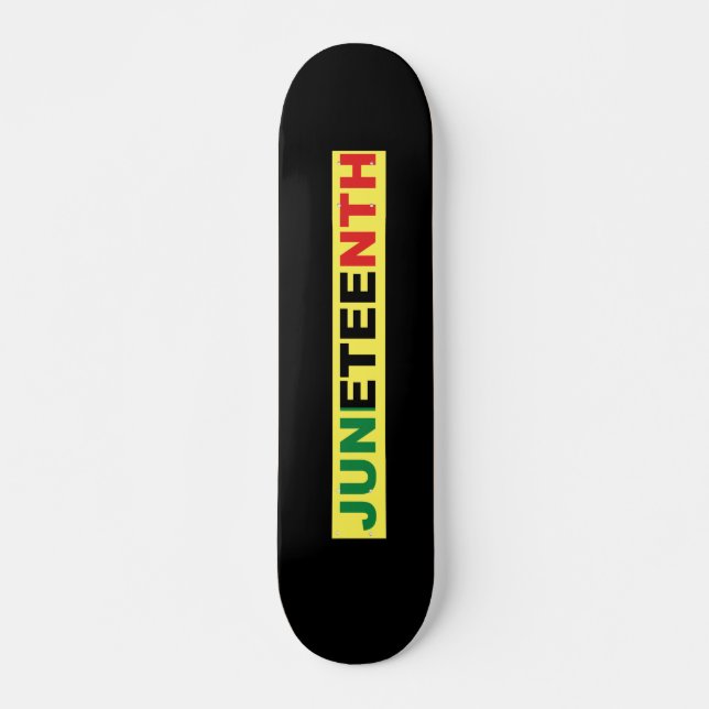 Pan African, Juneteenth Skateboard (Vorne)