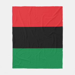 Pan African UNIA Flag Fleecedecke