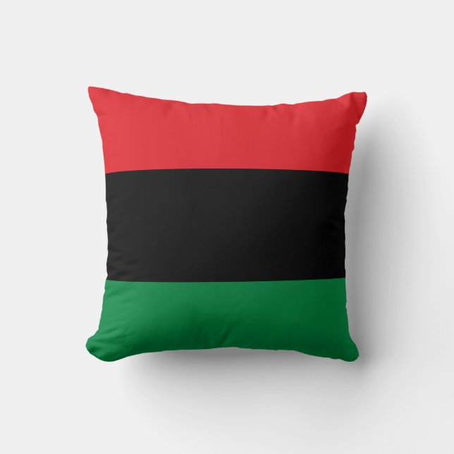 Pan African UNIA Flag Kissen (Vorderseite)