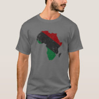 Pan African UNIA Flag Map Kontinent Schwarze Gesch