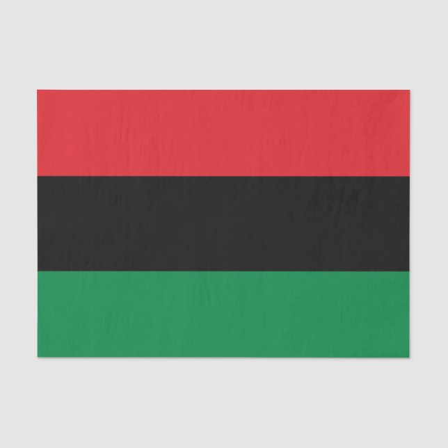 Pan African UNIA Flag Seidenpapier (Vorderseite)