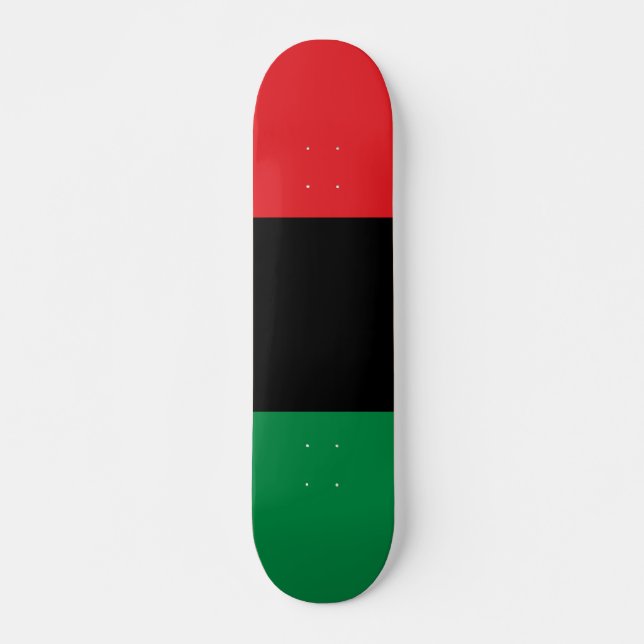 Pan African UNIA Flag Skateboard (Vorne)