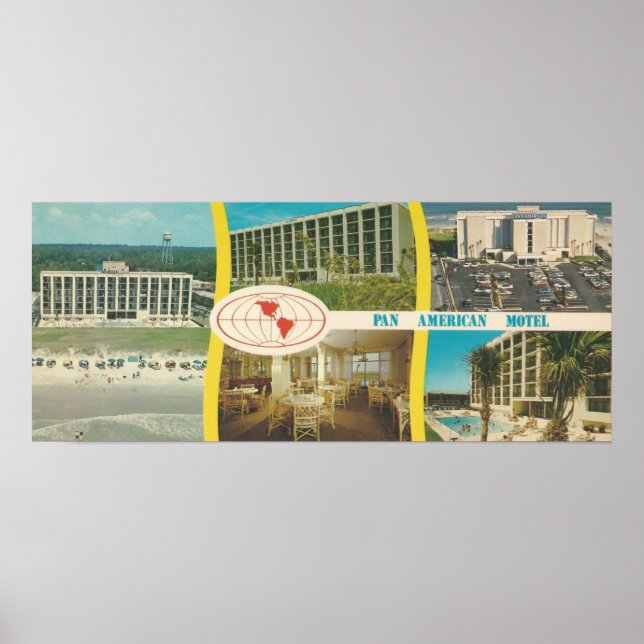 Pan American Resort Motor Inn MYRTLE BEACH, SC Poster (Vorne)