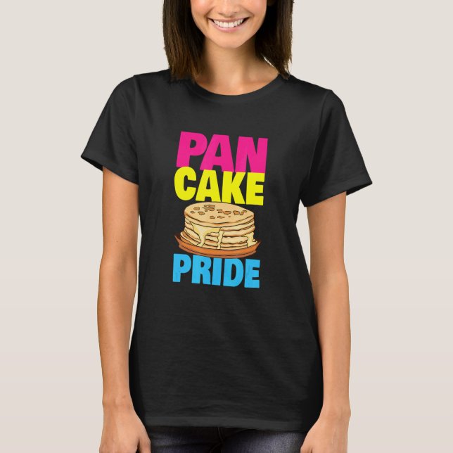 Pan Cake Pride Pansexual T-Shirt (Vorderseite)