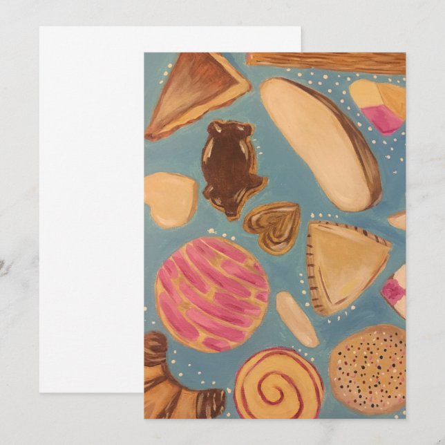 Pan Dulce Einladung (Vorne/Hinten)