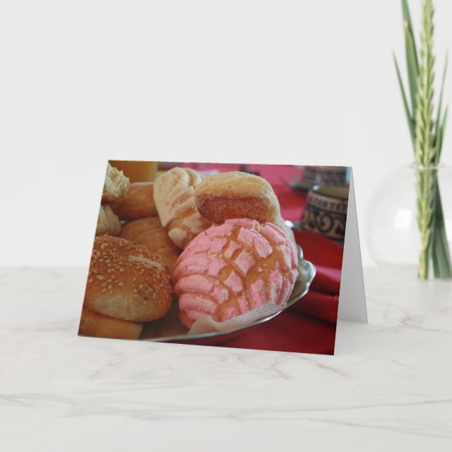 Pan Dulce Feiertagskarte (Vorderseite)